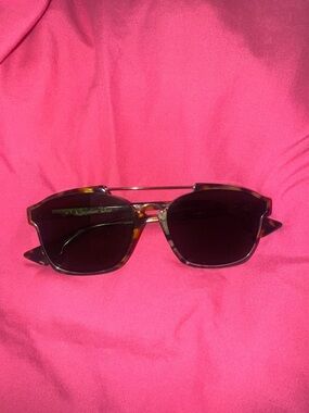 Dior Tortoiseshell Frame Sunglasses with Dark Lenses